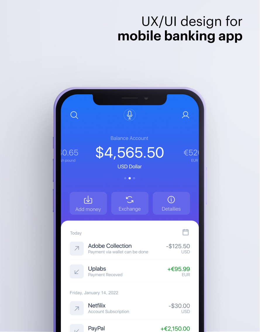 Fintech app that made mobile banking smooth and stress-free